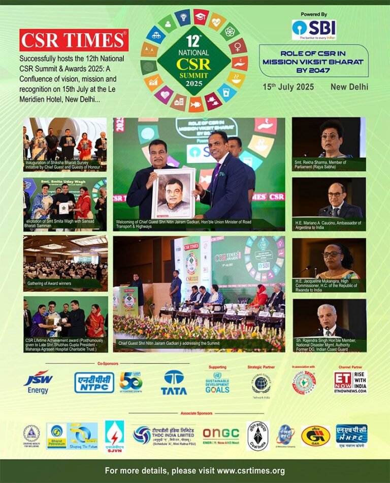 Corporate Social Responsibility Awards India | Sustainable Development ...